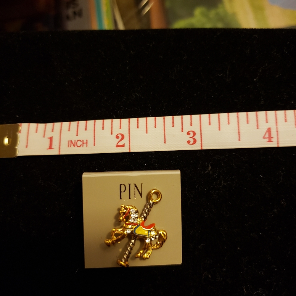 Lapel Pin Carousel Horse